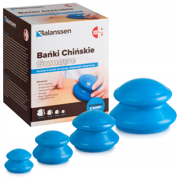Zestaw 4 gumowych baniek chińskich Balanssen 5904358520423